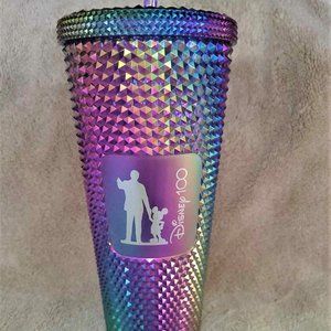 2023 Disney Parks 100th Anniversary Partner's Statue Studded Starbucks Tumbler
